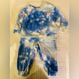 GAP Blue and White Tie-Dye Kids Joggers